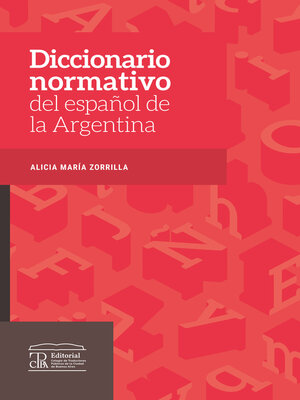 cover image of Diccionario normativo del español de la Argentina